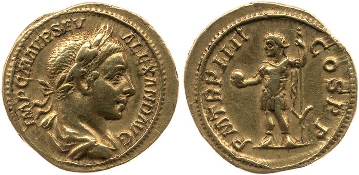 реверс RIC IV Severus Alexander 46