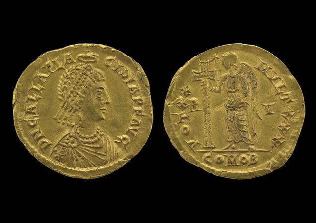 RIC X Valentinian III 2012, реверс, bm