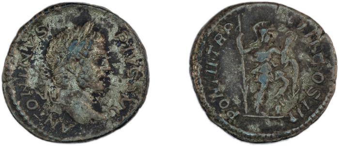 RIC IV Caracalla 117A, реверс, bm