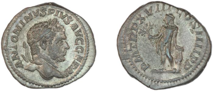 RIC IV Caracalla 254, реверс, bm