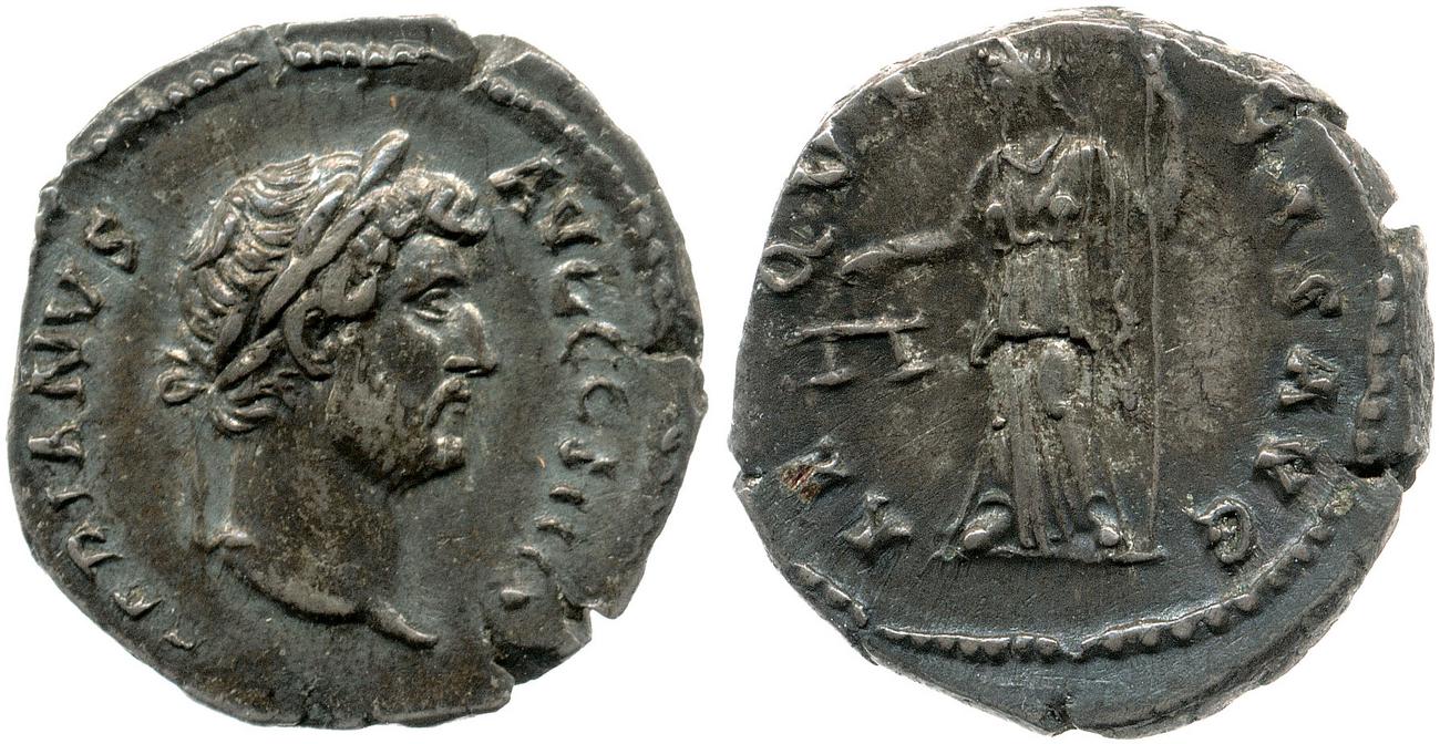 аверс RIC II, Part 3 (second edition) Hadrian 2311