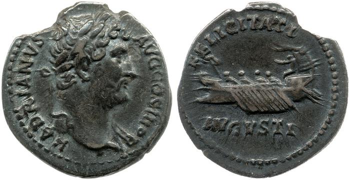 RIC II, Part 3 (second edition) Hadrian 1400, реверс, bm