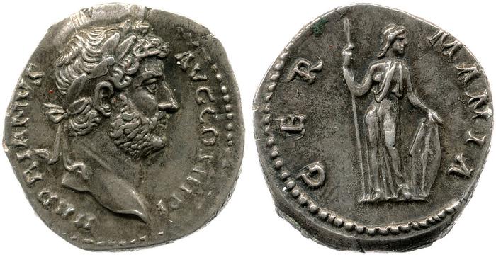 реверс RIC II, Part 3 (second edition) Hadrian 1518