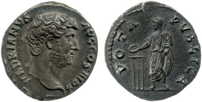RIC II, Part 3 (second edition) Hadrian 2326, реверс, bm