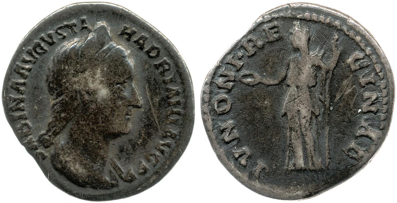 аверс RIC II, Part 3 (second edition) Hadrian 2539