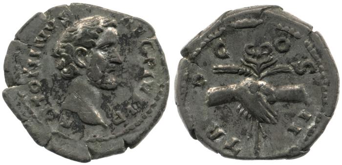 RIC III Antoninus Pius 43, реверс, bm