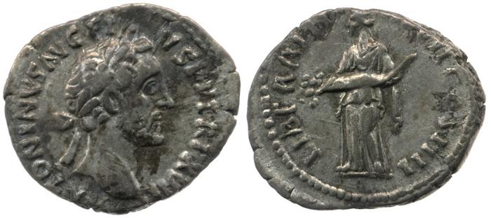RIC III Antoninus Pius 234, реверс, bm