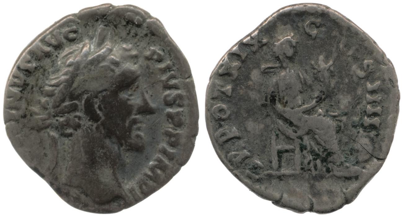 RIC III Antoninus Pius 250, аверс, bm