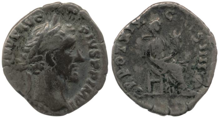 RIC III Antoninus Pius 250, реверс, bm