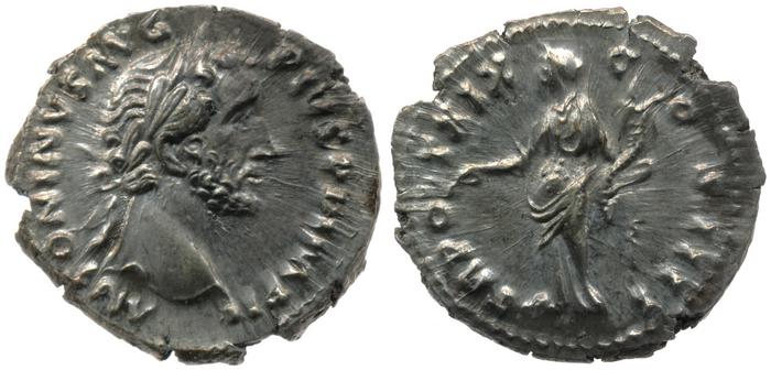 реверс RIC III Antoninus Pius 252