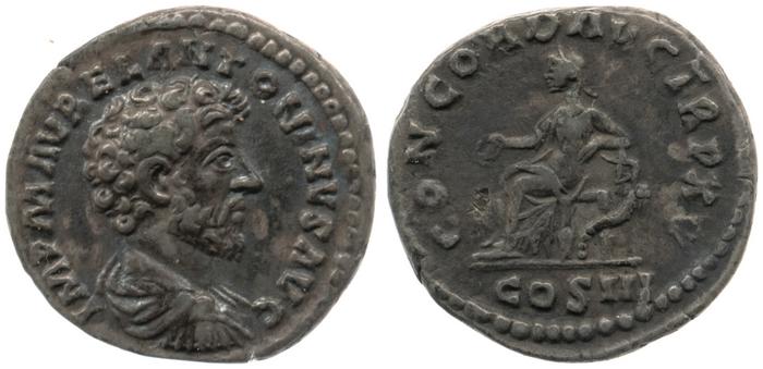 реверс RIC III Marcus Aurelius 6