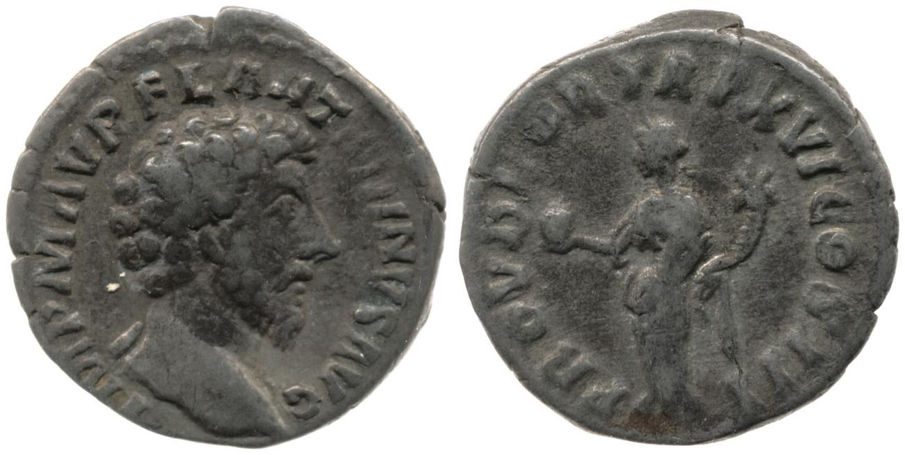 RIC III Marcus Aurelius 50, аверс, bm