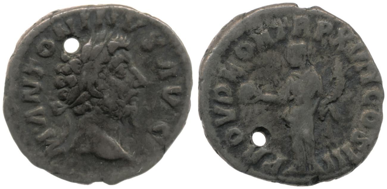 RIC III Marcus Aurelius 66, аверс, bm