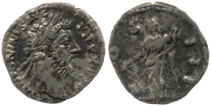 RIC III Marcus Aurelius 215, реверс, bm