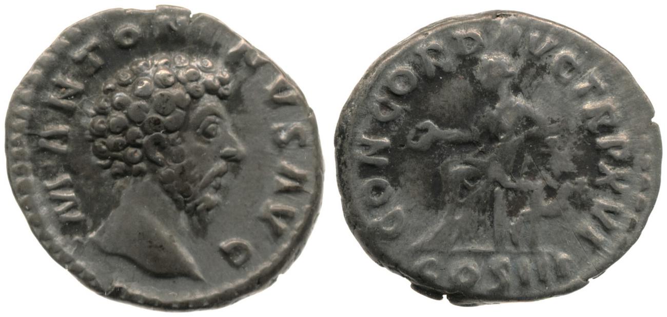 аверс RIC III Marcus Aurelius 33