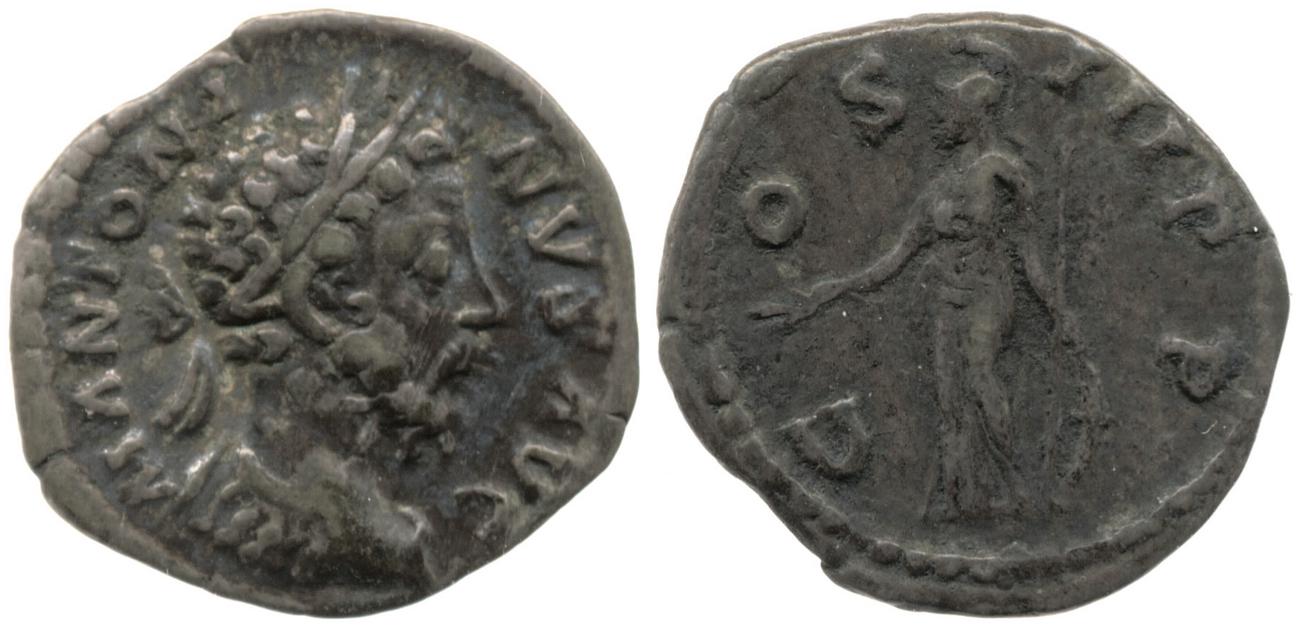 RIC III Marcus Aurelius 413, аверс, bm