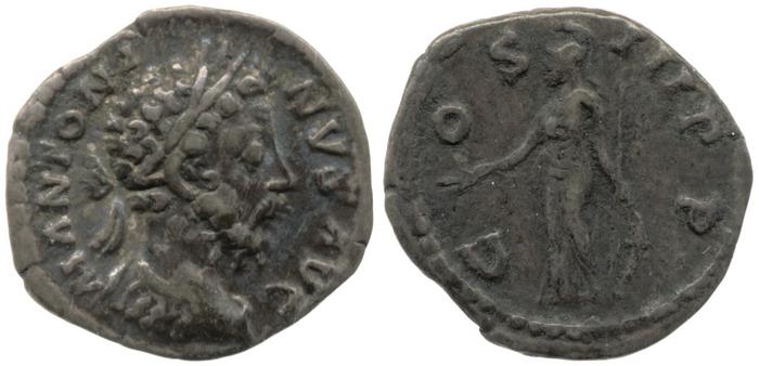 RIC III Marcus Aurelius 413, реверс, bm