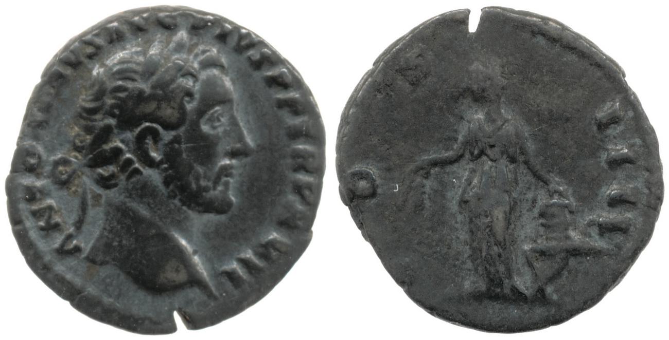 RIC III Antoninus Pius 231, аверс, bm