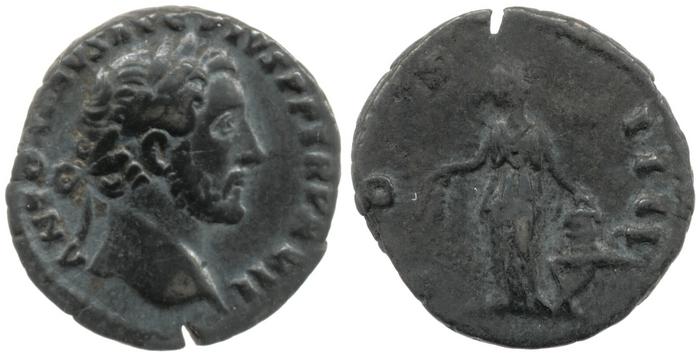 RIC III Antoninus Pius 231, реверс, bm
