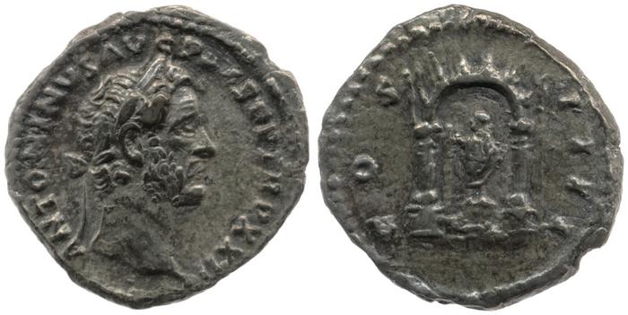 RIC III Antoninus Pius 285, реверс, bm