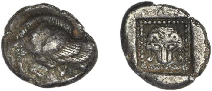 реверс Samos Barron 1966 Samian drachms