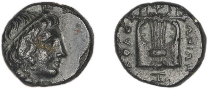 реверс Colophon Kinns 1980 Period I.1, AE 3