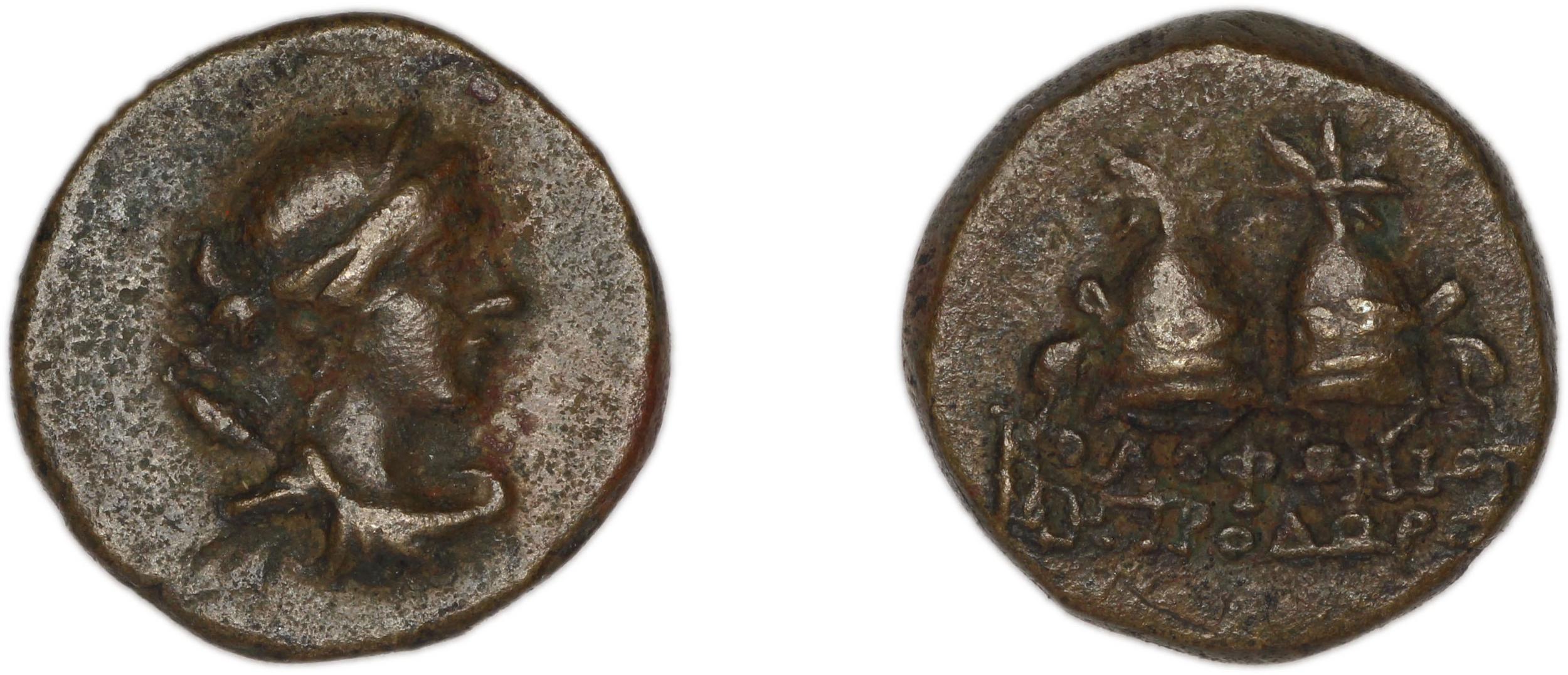 Colophon Kinns 1980 Period IV, AE 23, аверс, bm