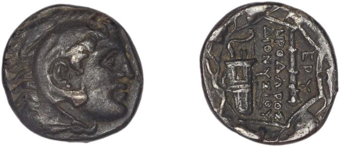 Erythrae Kinns 1980 Period III, AR III, реверс, bm
