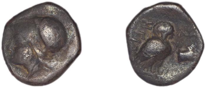Lebedus Kinns 1980 Period I, AR IA, реверс, bm