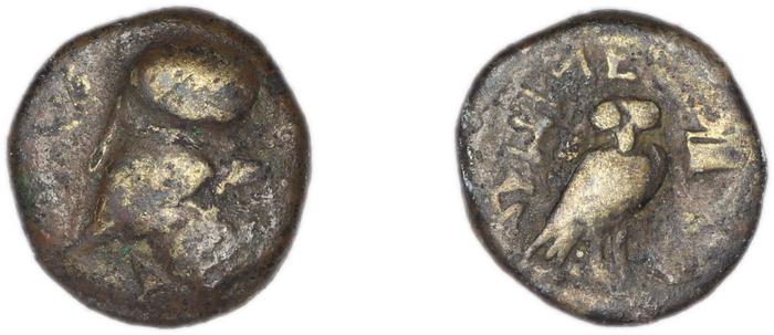 Lebedus Kinns 1980 Period I, AR IA, реверс, bm