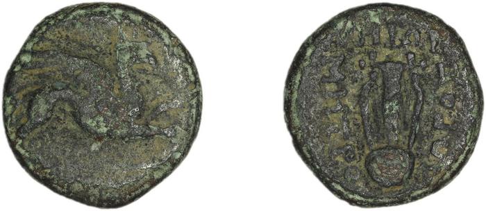 Teos Kinns 1980 Period II, AE 10, реверс, bm