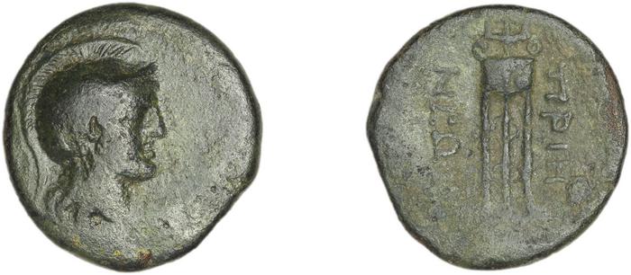 Priene Regling 1927 T, реверс, bm