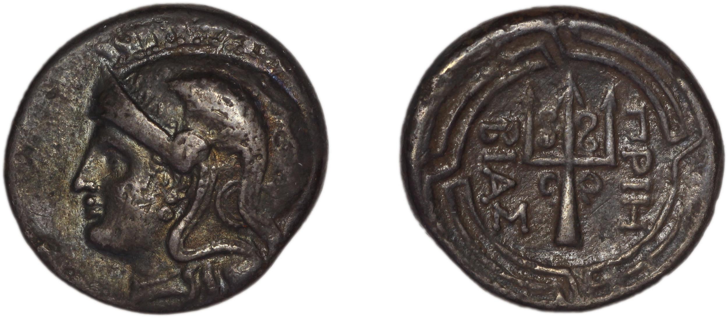Priene Regling 1927 C, аверс, bm