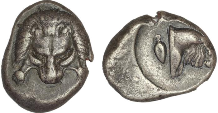 Samos Barron 1966 Class III tetradrachms, реверс, bm