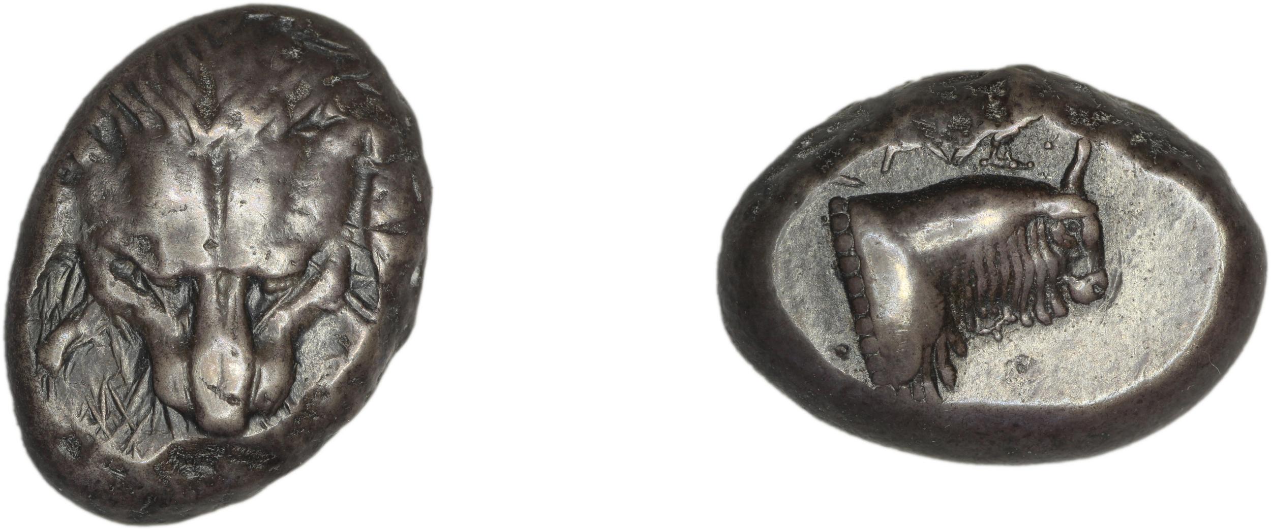 Samos Barron 1966 Class III tetradrachms, аверс, bm