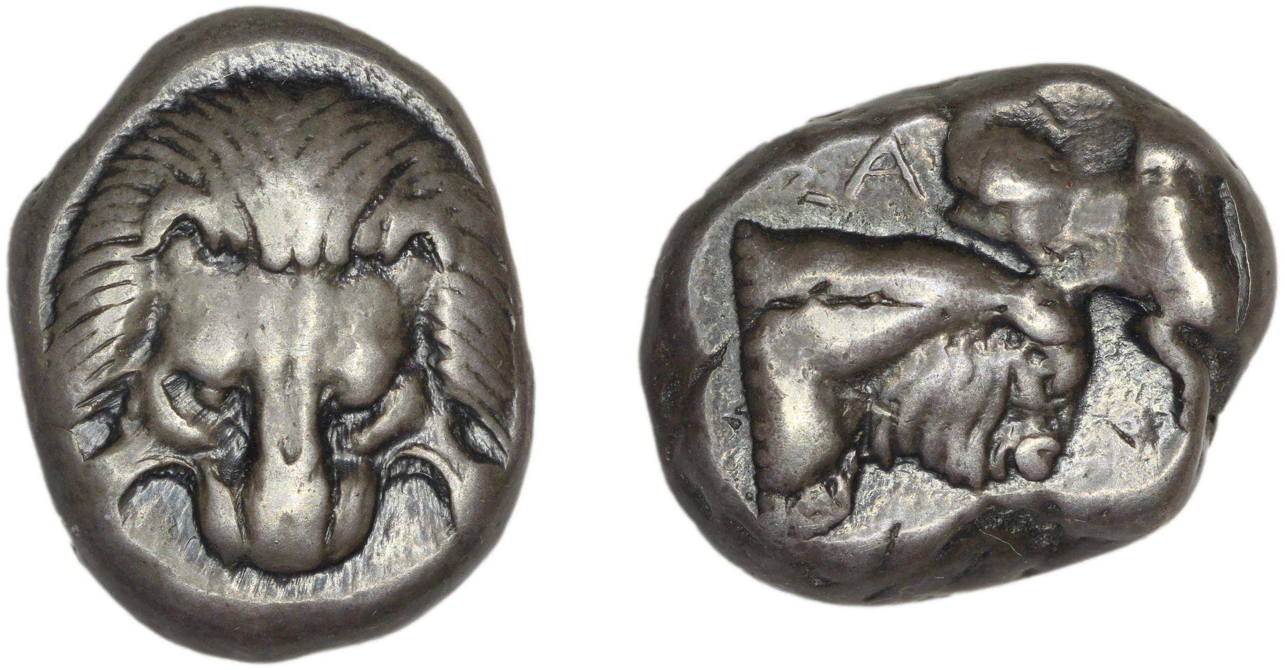 Samos Barron 1966 Class III tetradrachms, аверс, bm