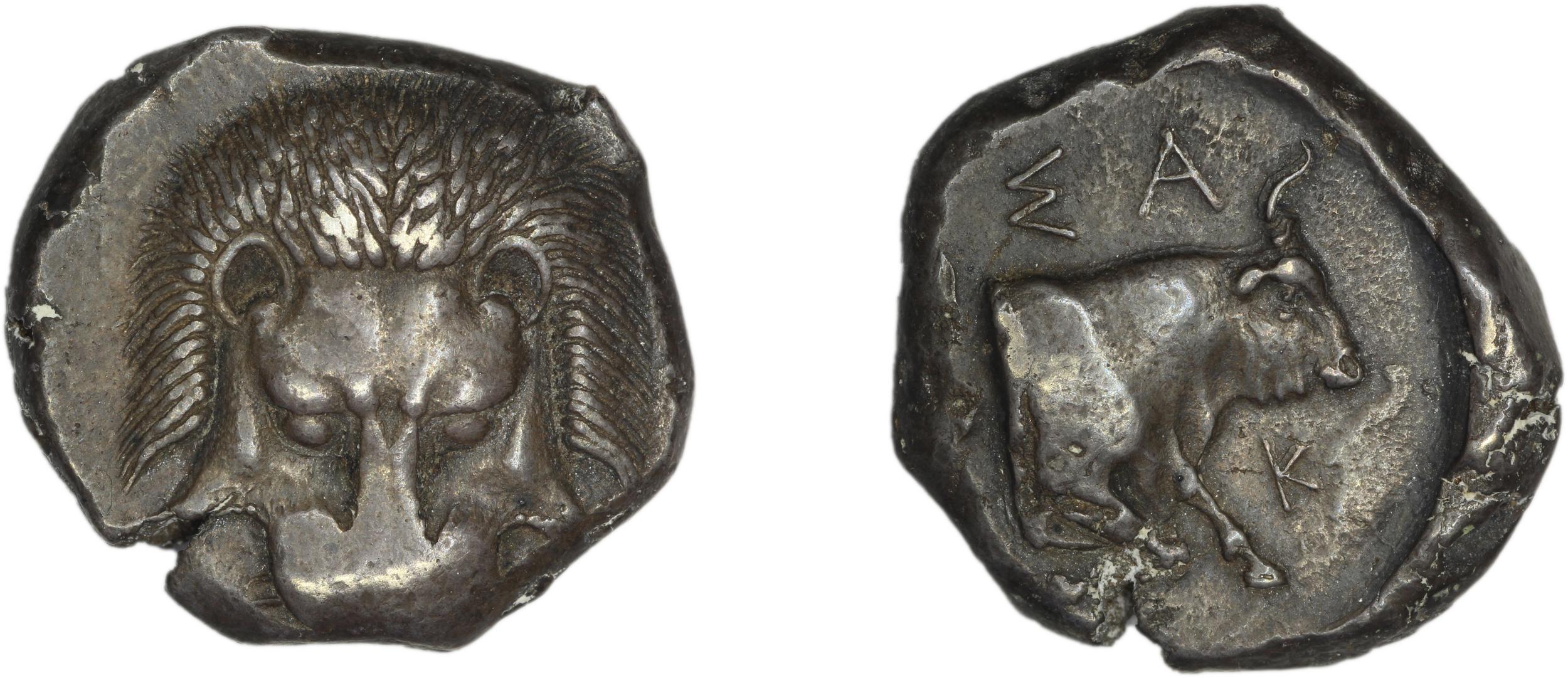 Samos Barron 1966 Class VII tetradrachms, аверс, bm