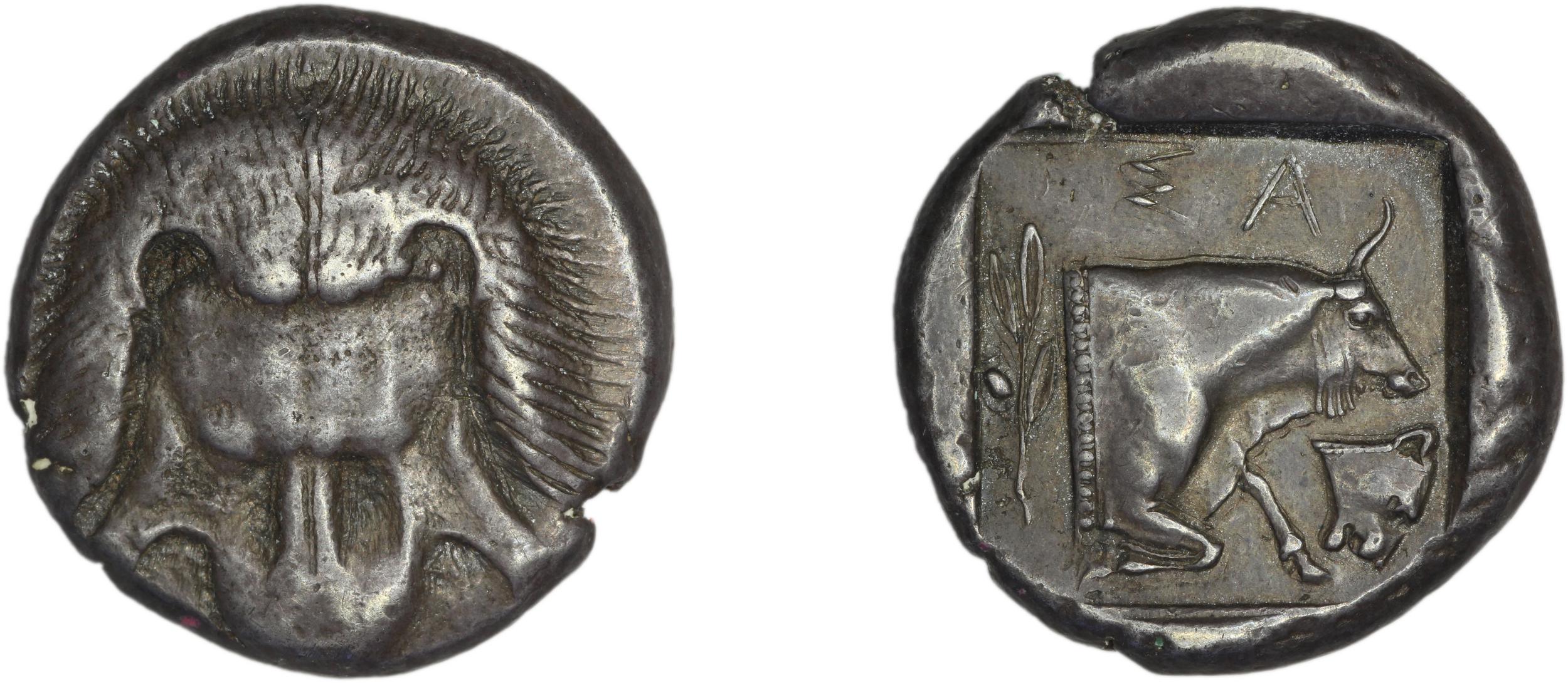 Samos Barron 1966 Class VII tetradrachms, аверс, bm