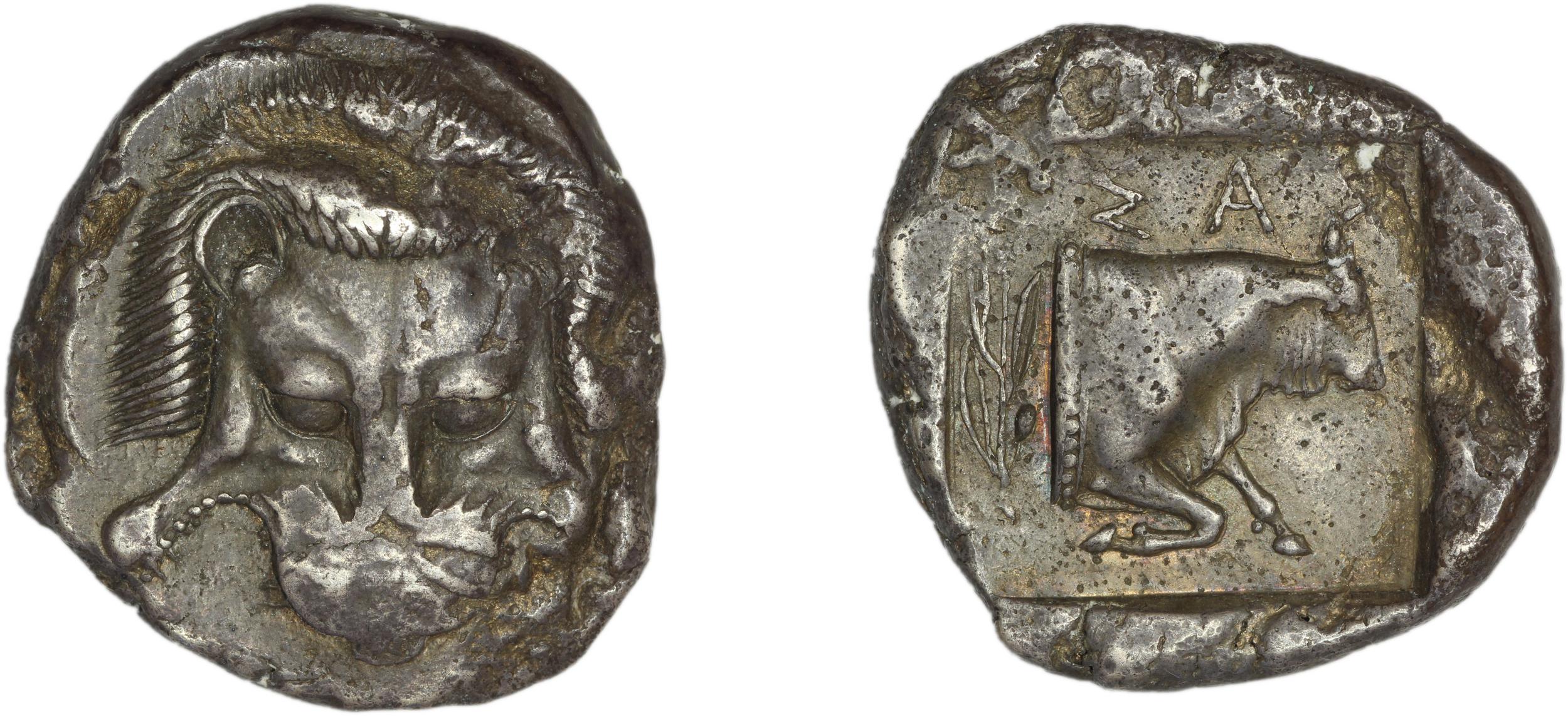 Samos Barron 1966 Class VII tetradrachms, аверс, bm