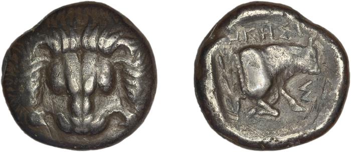 Samos Barron 1966 Class X tetradrachms, реверс, bm