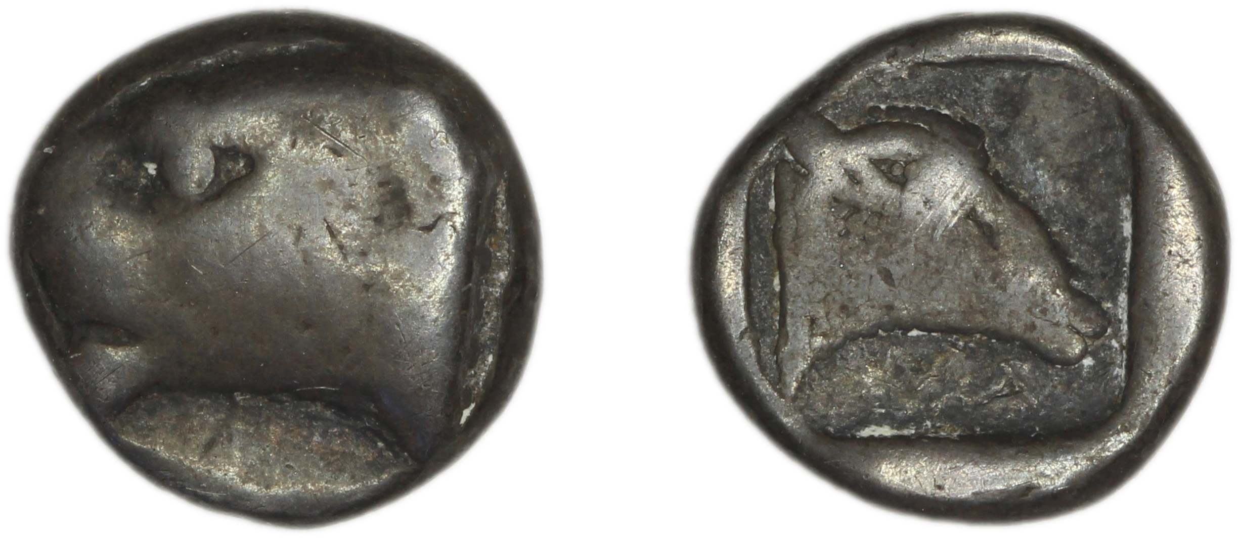Samos Barron 1966 Class 1-2 diobols, аверс, bm