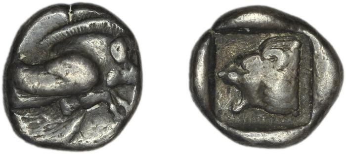 Samos Barron 1966 Class 2 triobols, реверс, bm