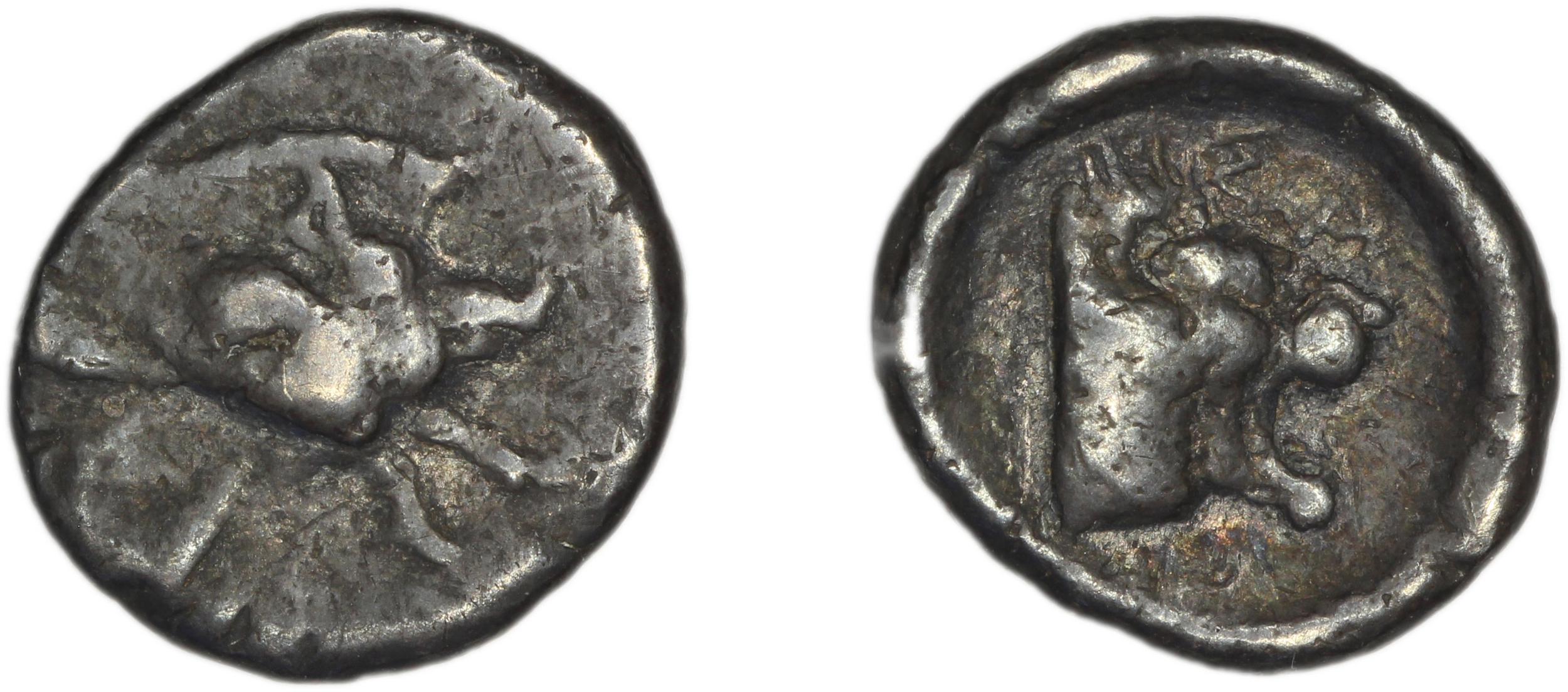 Samos Barron 1966 Class 6 triobols, аверс, bm