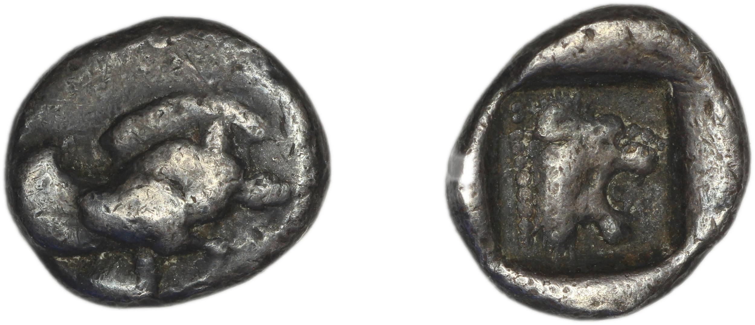 Samos Barron 1966 Class 2 triobols, аверс, bm