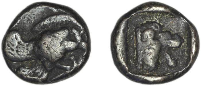 Samos Barron 1966 Class 2 triobols, реверс, bm