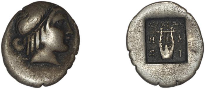 Lycian League Masicytes Troxell 1982 4.103, реверс, bm