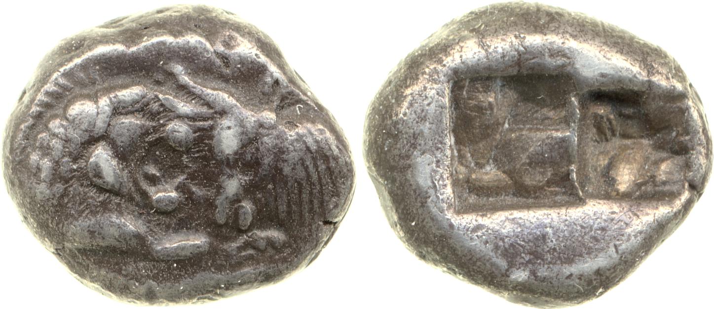 Sardis Carradice 1987 Croeseid B, аверс, bm