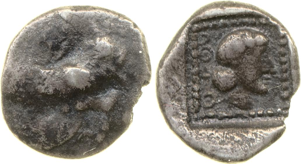Orou, Carian dynast Uncertain Carian mint G Konuk 2007a Type 2, аверс, bm