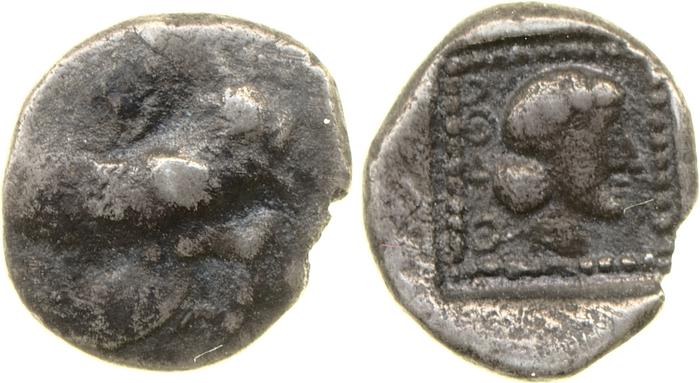Orou, Carian dynast Uncertain Carian mint G Konuk 2007a Type 2, реверс, bm