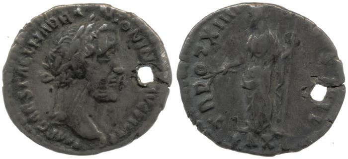 RIC III Antoninus Pius 200c, реверс, bm